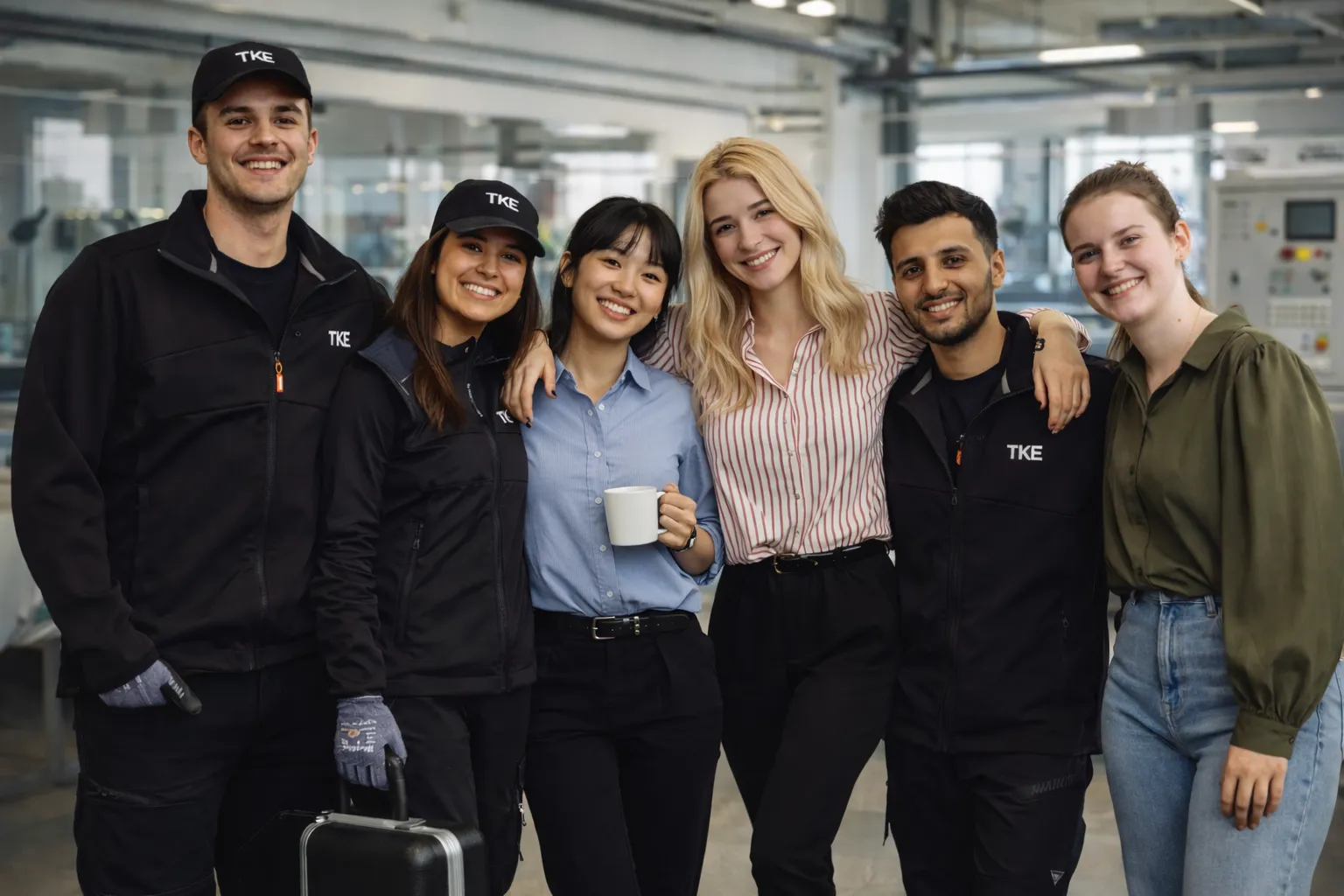 TK Elevator equipe de carreiras iniciais